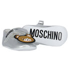 حذاء بنات ما قبل المشى بشعار تيدى باللون الفضى, 2, hi-res